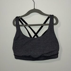 lululemon Engery Bra Charcoal Size 6